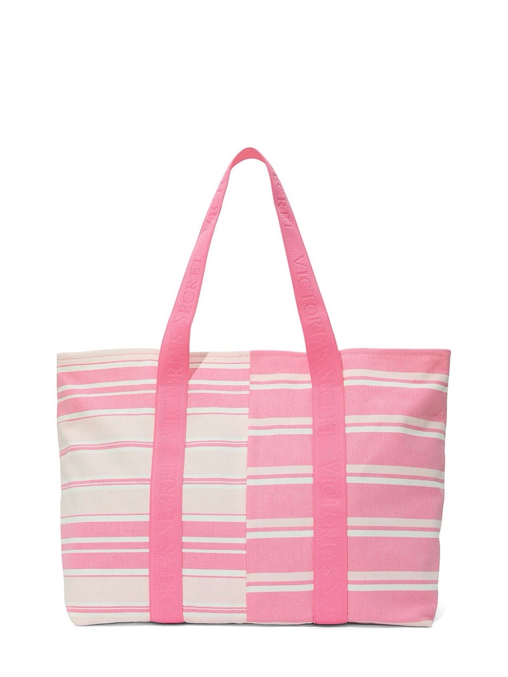 NWT Victoria's Secret Heritage Stripe Canvas Tote Bag